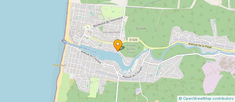 localisation de l'entreprise PLEIN SOLEIL 40  MIMIZAN