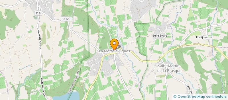 localisation de l'entreprise PLEIN SOLEIL  LA MOTTE-D'AIGUES