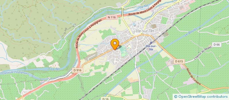 localisation de l'entreprise PLEIN SOLEIL à ILLE-SUR-TET