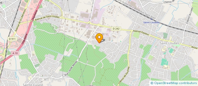 localisation de l'entreprise PLEIN SOLEIL  SAINT-LOUBES