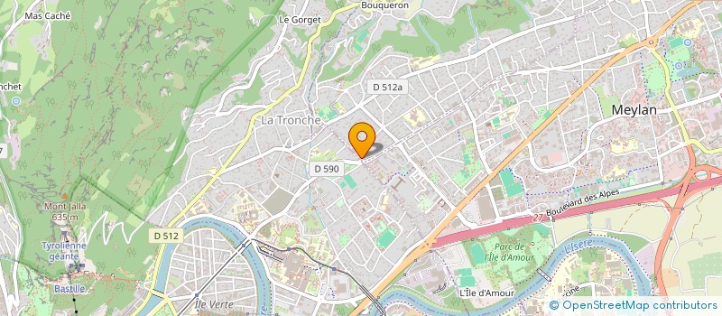 localisation de l'entreprise PLEIN SOLEIL  CORENC