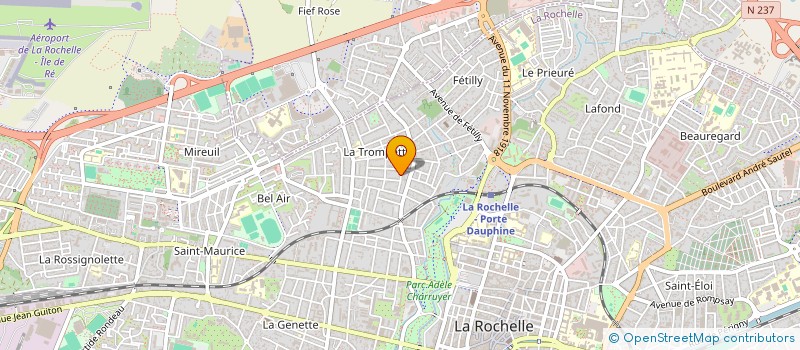 localisation de l'entreprise PLEIN SOLEIL  LA ROCHELLE