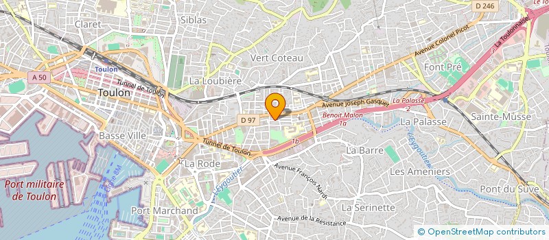 localisation de l'entreprise PLEIN SUD  TOULON