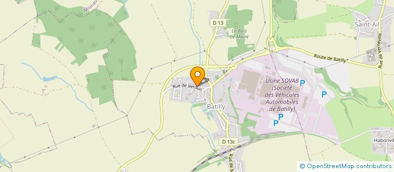 localisation de l'entreprise PLEIN SUD à BATILLY