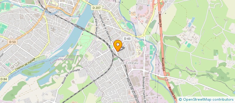 localisation de l'entreprise PLEIN SUD  LE COTEAU