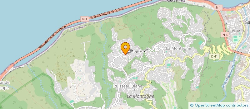 localisation de l'entreprise PLEIN SUD à SAINT-DENIS
