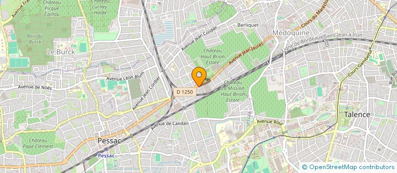 localisation de l'entreprise PLEIN SUD  PESSAC