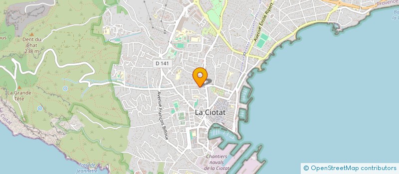 localisation de l'entreprise PLEIN SUD  LA CIOTAT