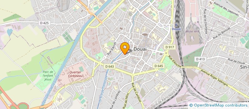 localisation de l'entreprise PLEIN SUD à DOUAI