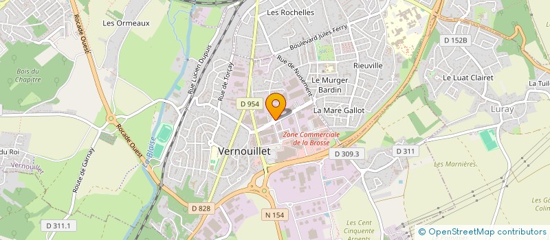 localisation de l'entreprise PLEIN SUD CONDUITE à VERNOUILLET