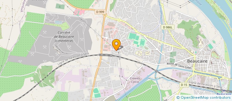 localisation de l'entreprise PLEIN SUD CREPIS à BEAUCAIRE
