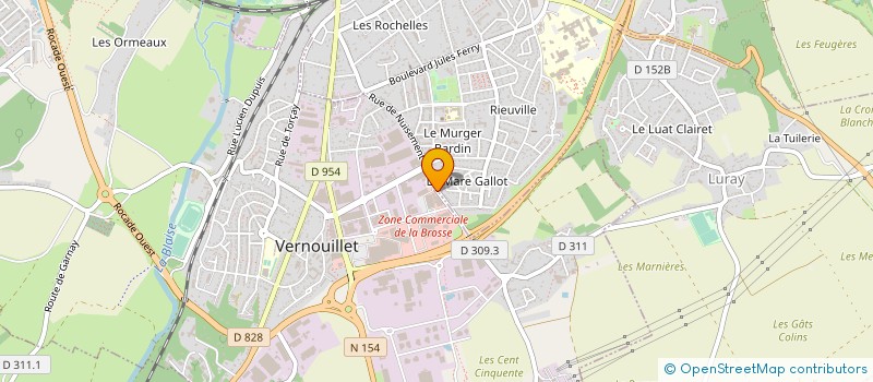 localisation de l'entreprise PLEIN SUD PROPRETE à VERNOUILLET