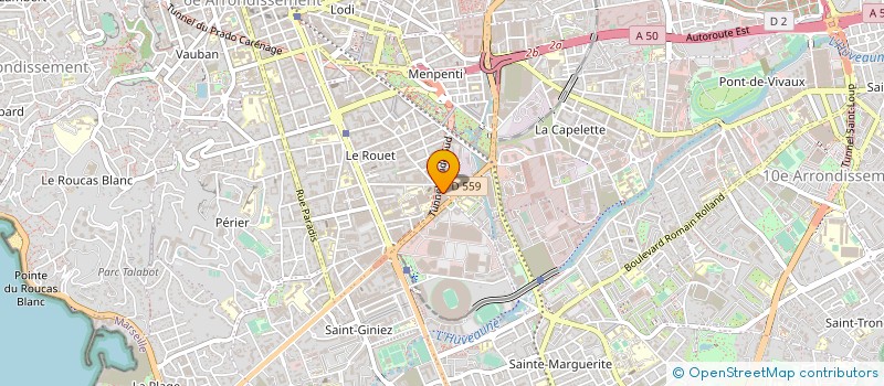 localisation de l'entreprise PLEIN SUD VOYAGES à MARSEILLE
