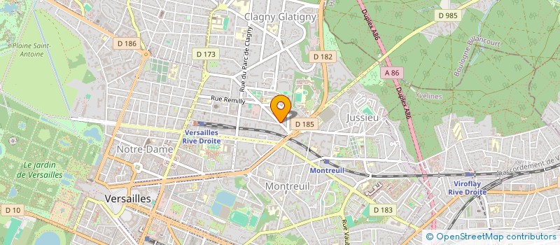 localisation de l'entreprise PLEIN VENT à VERSAILLES