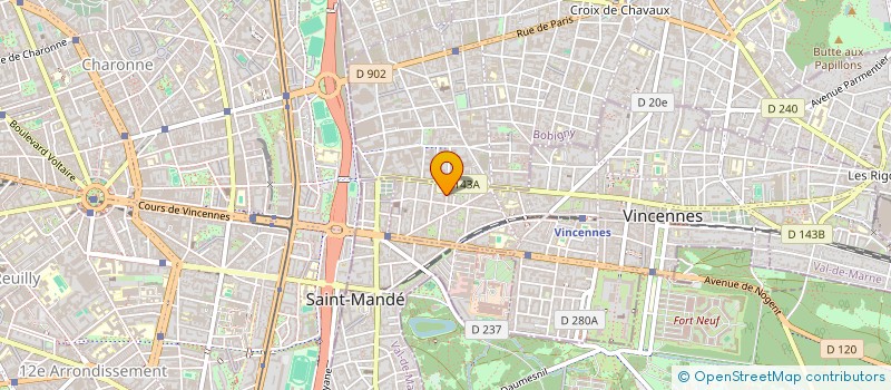 localisation de l'entreprise PLEINE ARTS à VINCENNES