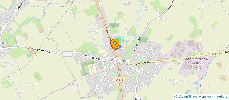 localisation de l'entreprise PLEINE BOUCLE  WORMHOUT