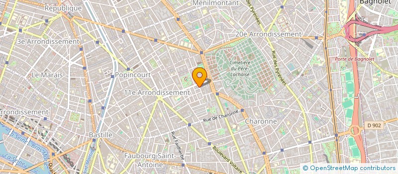 localisation de l'entreprise PLEINE LUNE  PARIS