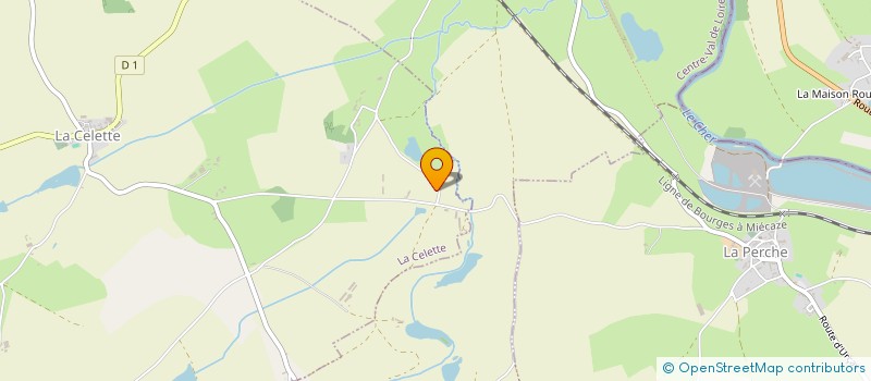 localisation de l'entreprise PLEINE LUNE  LA CELETTE