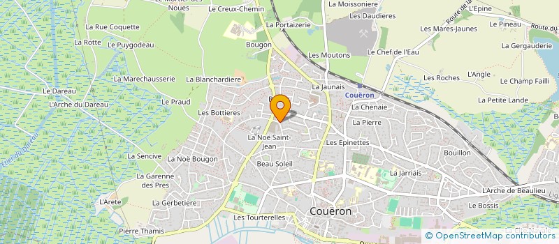 localisation de l'entreprise PLEINE LUNE à COUERON
