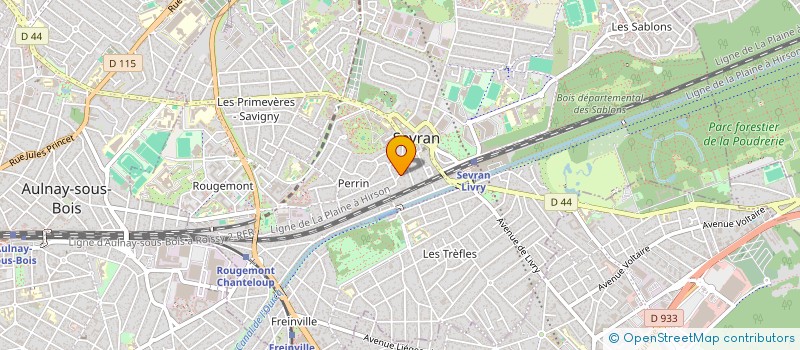 localisation de l'entreprise PLEINE LUNE POUR TOUT LE MONDE à SEVRAN