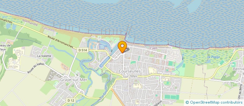 localisation de l'entreprise PLEINE MER à COURSEULLES-SUR-MER