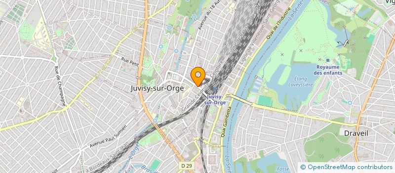 localisation de l'entreprise PLEINE MER COMMINICATION à JUVISY-SUR-ORGE