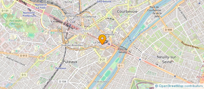 localisation de l'entreprise PLEINE PAGE à PUTEAUX