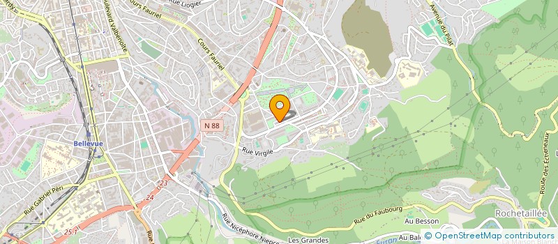 localisation de l'entreprise PLEINE PAGE à SAINT-ETIENNE