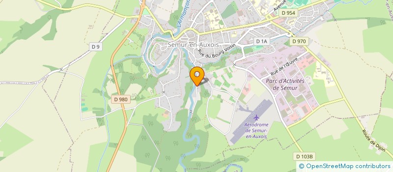 localisation de l'entreprise PLEINES LUNES  SEMUR-EN-AUXOIS