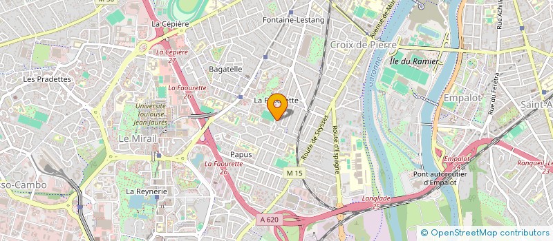 localisation de l'entreprise PLEINS FEUX  TOULOUSE