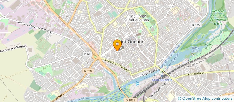 localisation de l'entreprise PLEINS FEUX LOISIRS à SAINT-QUENTIN