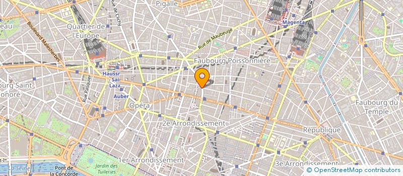 localisation de l'entreprise PLEINS JEUX à PARIS