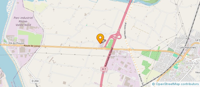 localisation de l'entreprise PLEINSUD  LORIOL-SUR-DROME