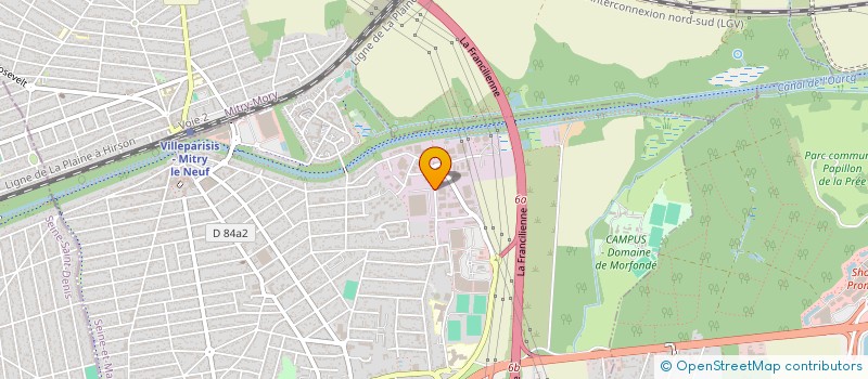 localisation de l'entreprise PLEINSUD  VILLEPARISIS