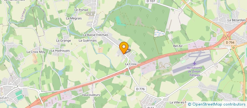 localisation de l'entreprise PLEIZH P@DEL  AUCALEUC