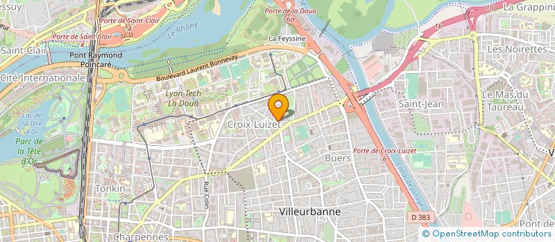 localisation de l'entreprise PLEJ CREATION  VILLEURBANNE