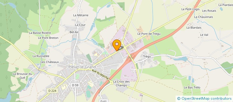 localisation de l'entreprise PLELANDIS à PLELAN-LE-GRAND