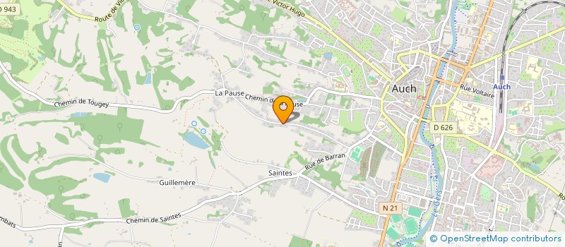 localisation de l'entreprise PLEM à AUCH