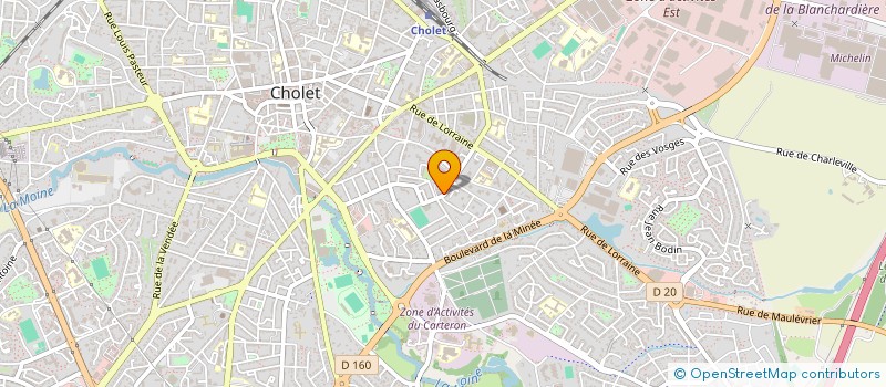 localisation de l'entreprise PLEMS HOLDING à CHOLET