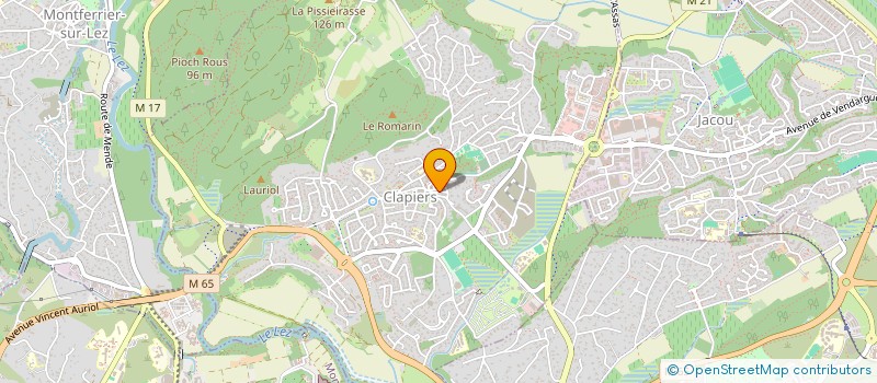 localisation de l'entreprise PLEN-E-TUDE  CLAPIERS