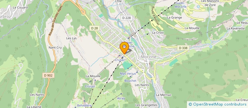 localisation de l'entreprise PLENEY SPORTS à MORZINE