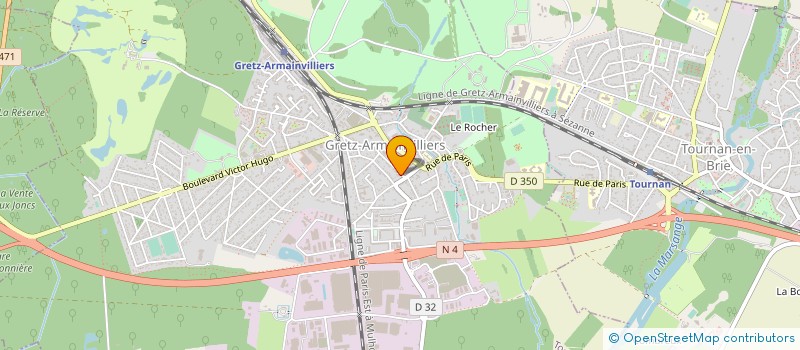 localisation de l'entreprise PLENIPAIE à GRETZ-ARMAINVILLIERS
