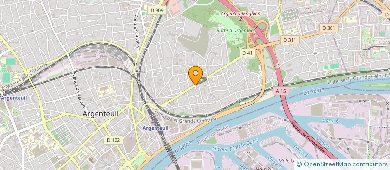 localisation de l'entreprise PLENITUDE à ARGENTEUIL
