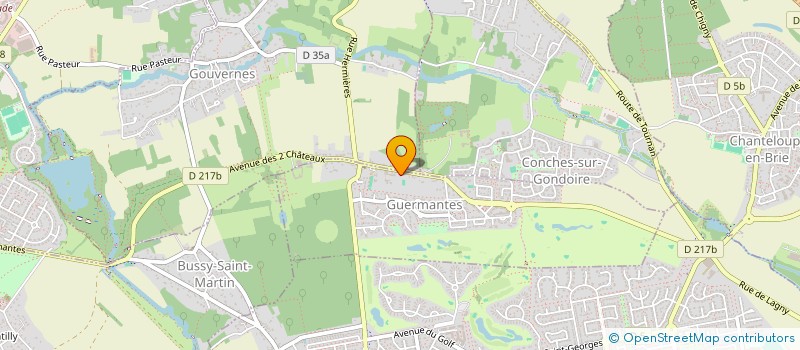 localisation de l'entreprise PLENITUDE 4  GUERMANTES