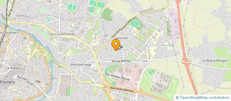 localisation de l'entreprise PLENITUDE à POITIERS