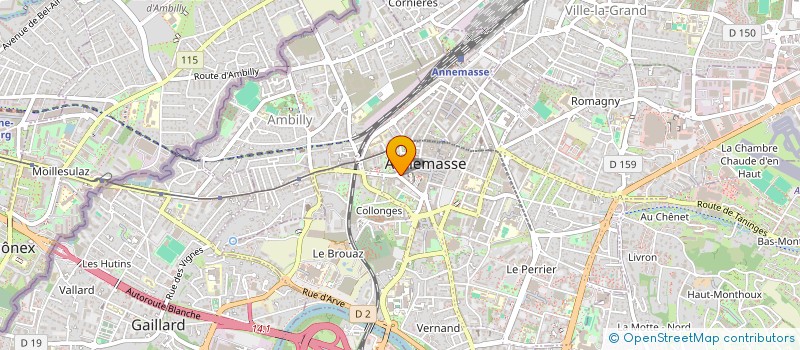 localisation de l'entreprise PLENITUDE à ANNEMASSE