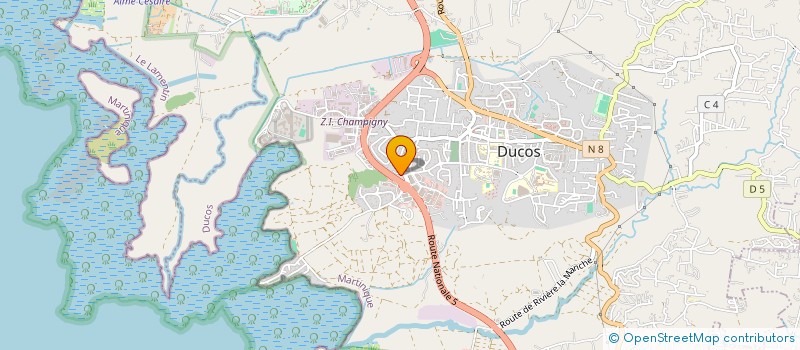 localisation de l'entreprise PLENITUDE  DUCOS