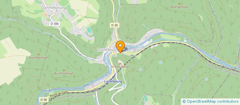 localisation de l'entreprise PLENITUDE AJ  LUTZELBOURG