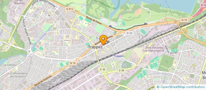 localisation de l'entreprise PLENITUDES VIE EDITIONS  TRAPPES