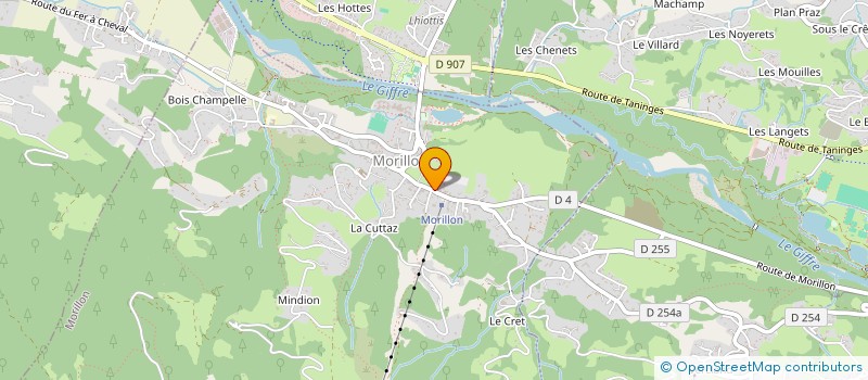 localisation de l'entreprise PLENTY  TANINGES